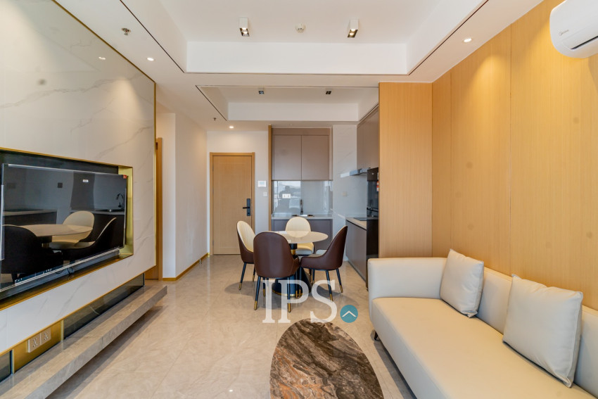 2 Bedroom Condo For Rent - Wealth Mansion, Chroy Changvar, Phnom Penh