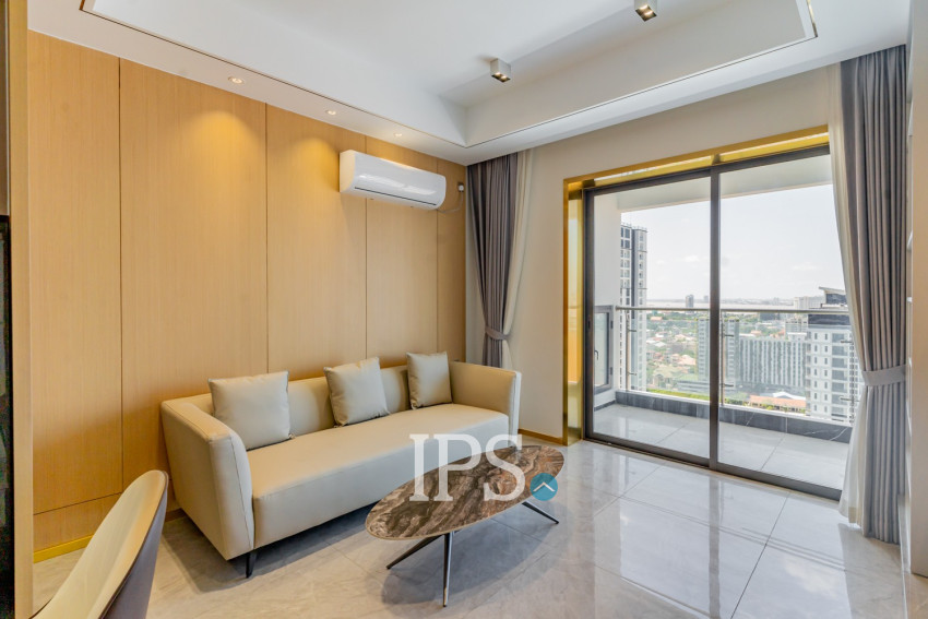 2 Bedroom Condo For Rent - Wealth Mansion, Chroy Changvar, Phnom Penh