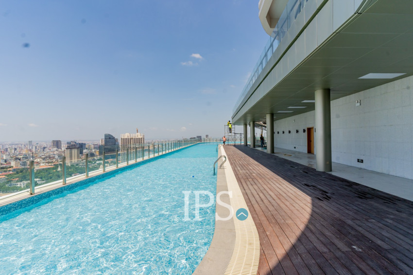 2 Bedroom Condo For Rent - Wealth Mansion, Chroy Changvar, Phnom Penh