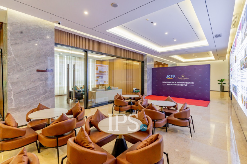 2 Bedroom Condo For Rent - Wealth Mansion, Chroy Changvar, Phnom Penh