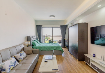 49 Sqm Studio Condo For Rent - Morgan Tower 2, Chroy Changvar, Phnom Penh thumbnail