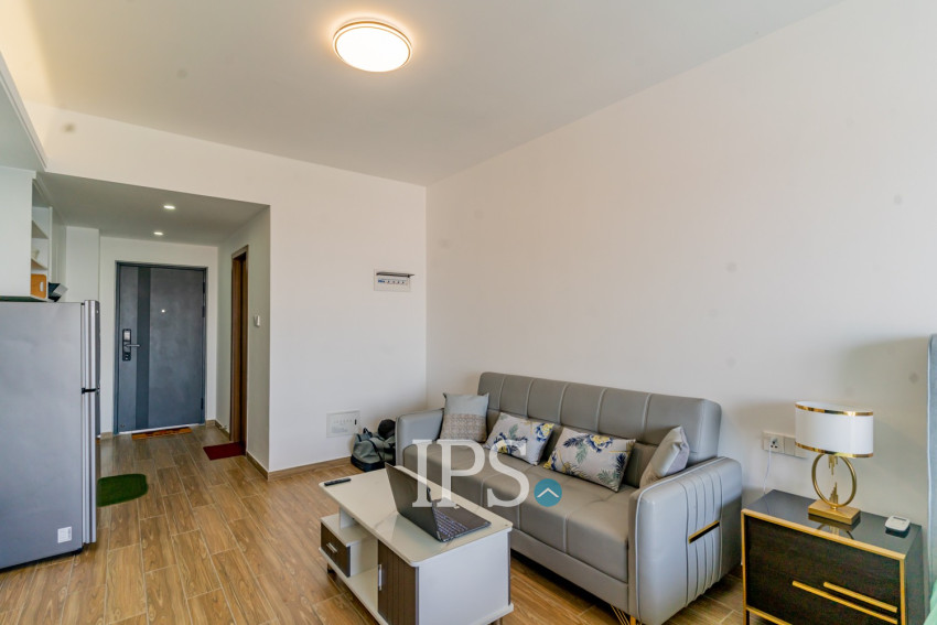 49 Sqm Studio Condo For Rent - Morgan Tower 2, Chroy Changvar, Phnom Penh