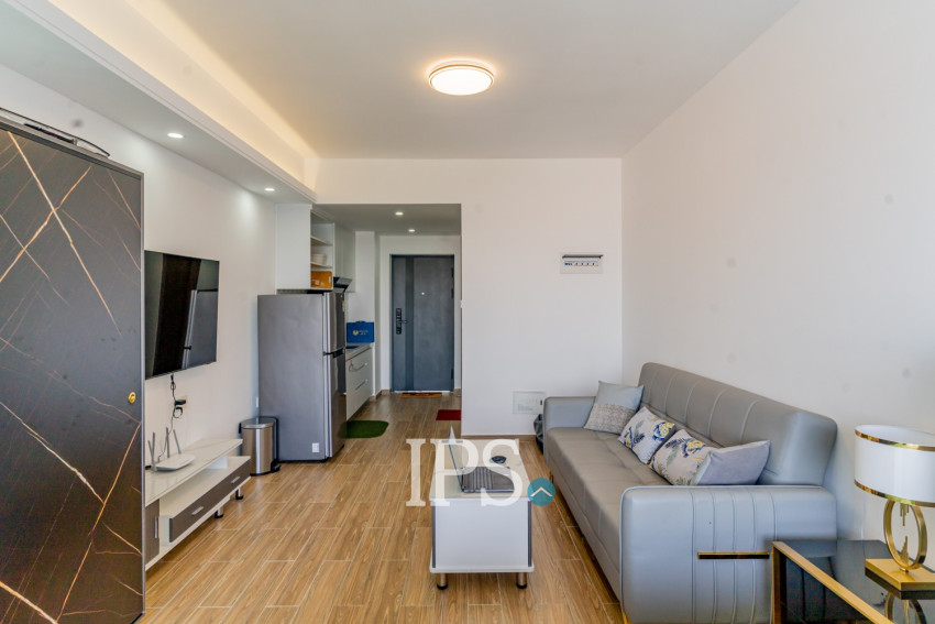 49 Sqm Studio Condo For Rent - Morgan Tower 2, Chroy Changvar, Phnom Penh