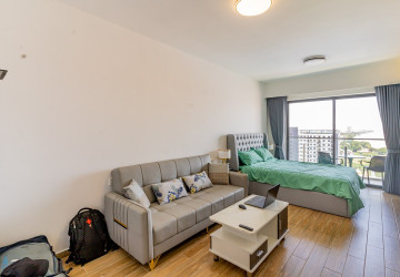49 Sqm Studio Condo For Rent - Morgan Tower 2, Chroy Changvar, Phnom Penh thumbnail