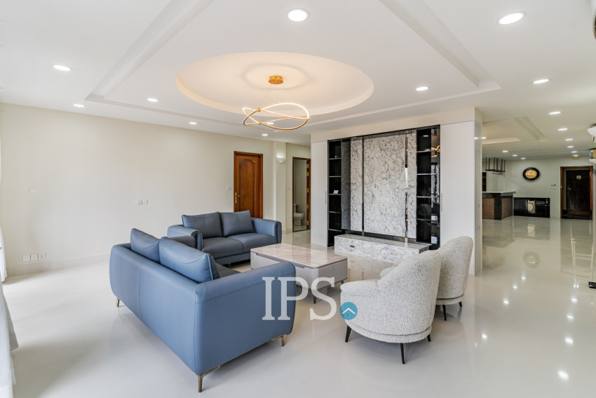 3 Bedroom Serviced Penthouse Apartment For Rent - BKK1, Phnom Penh