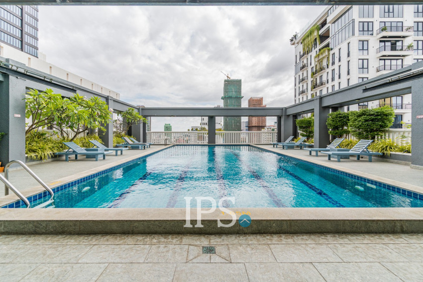 3 Bedroom Serviced Penthouse Apartment For Rent - BKK1, Phnom Penh