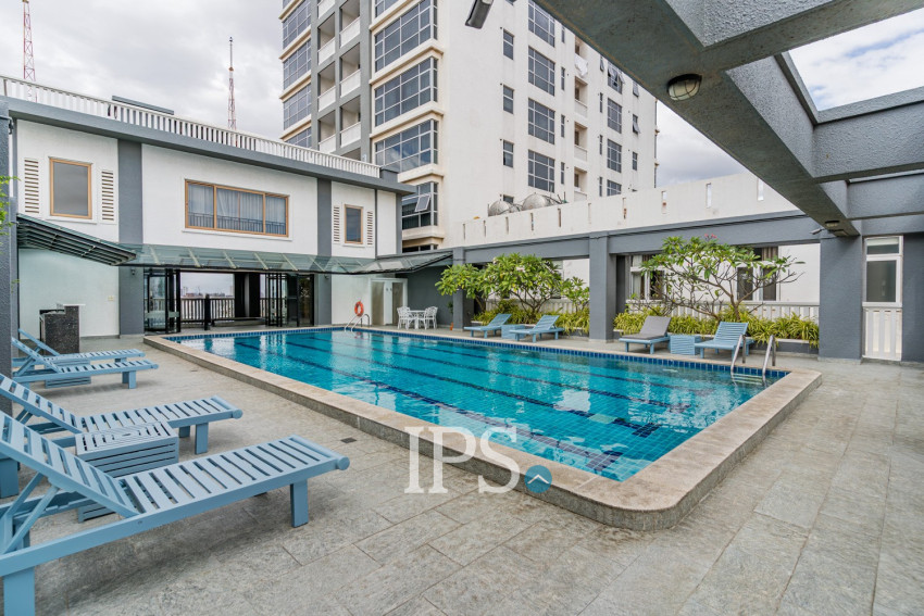 3 Bedroom Serviced Penthouse Apartment For Rent - BKK1, Phnom Penh