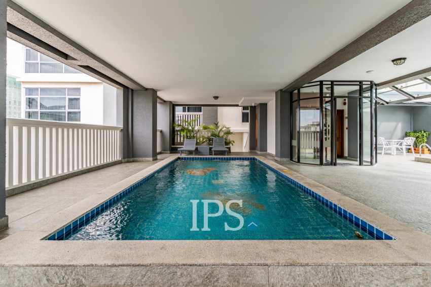 3 Bedroom Serviced Penthouse Apartment For Rent - BKK1, Phnom Penh