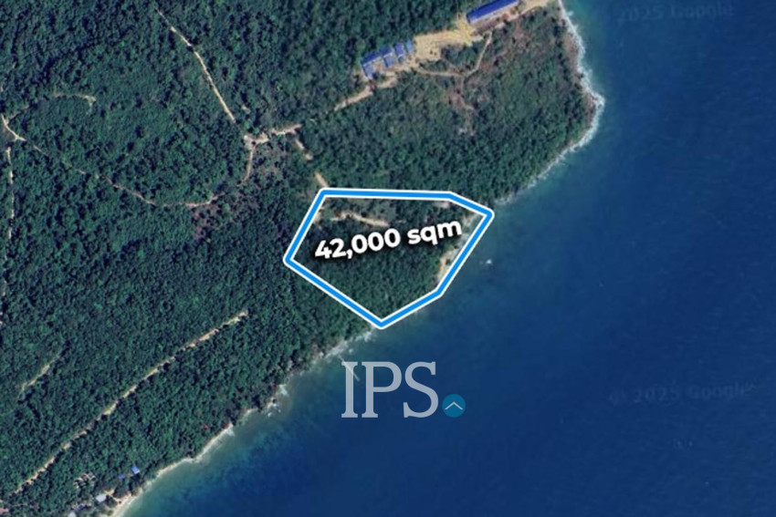 42,000 Sqm Beach Front  Land For Sale - Kaoh Rong Sanloem, Sihanouk Province