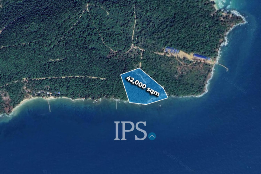 42,000 Sqm Beach Front  Land For Sale - Kaoh Rong Sanloem, Sihanouk Province