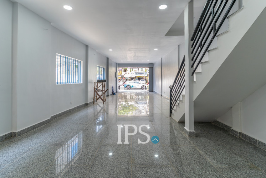 80 Sqm Shophouse For Rent - Srah Chork, Phnom Penh