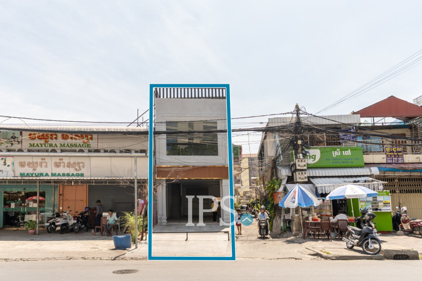 80 Sqm Shophouse For Rent - Srah Chork, Phnom Penh