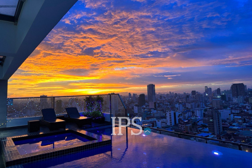20th Floor 2-Bedroom Condo For Sale - Parc 21, Boeung Trabek, Phnom Penh