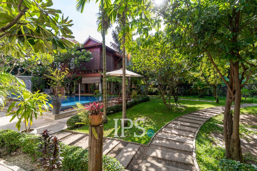 3 Bedroom Compound House For Rent - Sala Kamreuk, Siem Reap