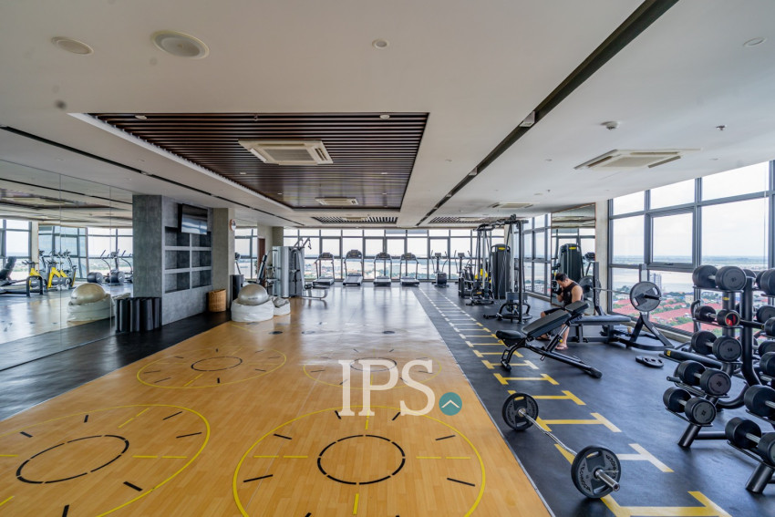 8th Floor 2 Bedroom Condo For Sale - Peninsula Residence, Chroy Changvar, Phnom Penh