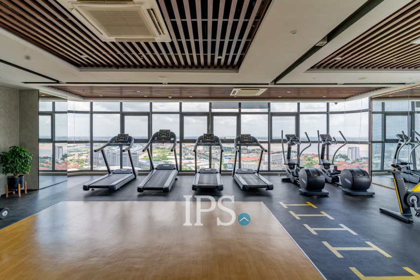 8th Floor 2 Bedroom Condo For Sale - Peninsula Residence, Chroy Changvar, Phnom Penh