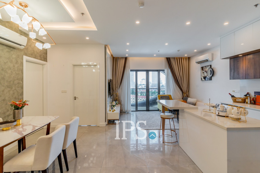 8th Floor 2 Bedroom Condo For Sale - Peninsula Residence, Chroy Changvar, Phnom Penh