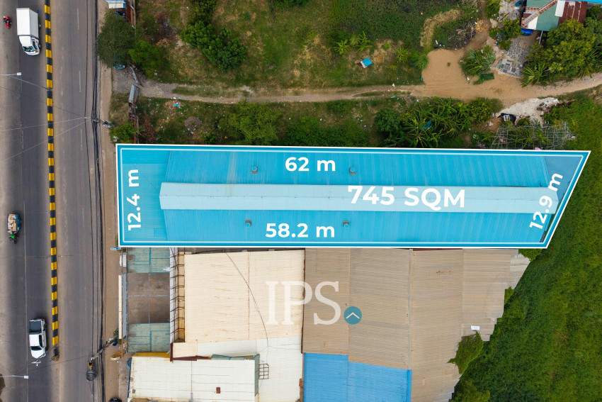 745 Sqm Warehouse For Rent - Russey Keo, Phnom Penh