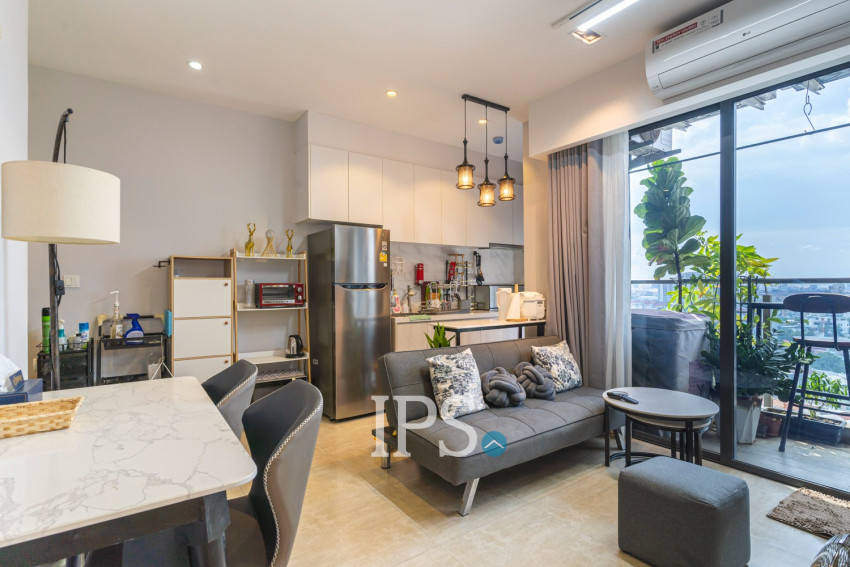 15th Floor 2 Bedroom Condo For Sale - Time Square 2, Beoung Kak 1, Phnom Penh