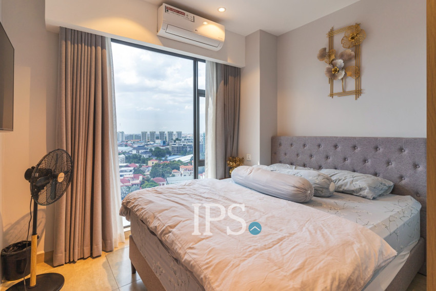 15th Floor 2 Bedroom Condo For Sale - Time Square 2, Beoung Kak 1, Phnom Penh