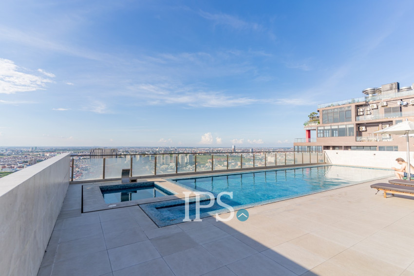 15th Floor 2 Bedroom Condo For Sale - Time Square 2, Beoung Kak 1, Phnom Penh