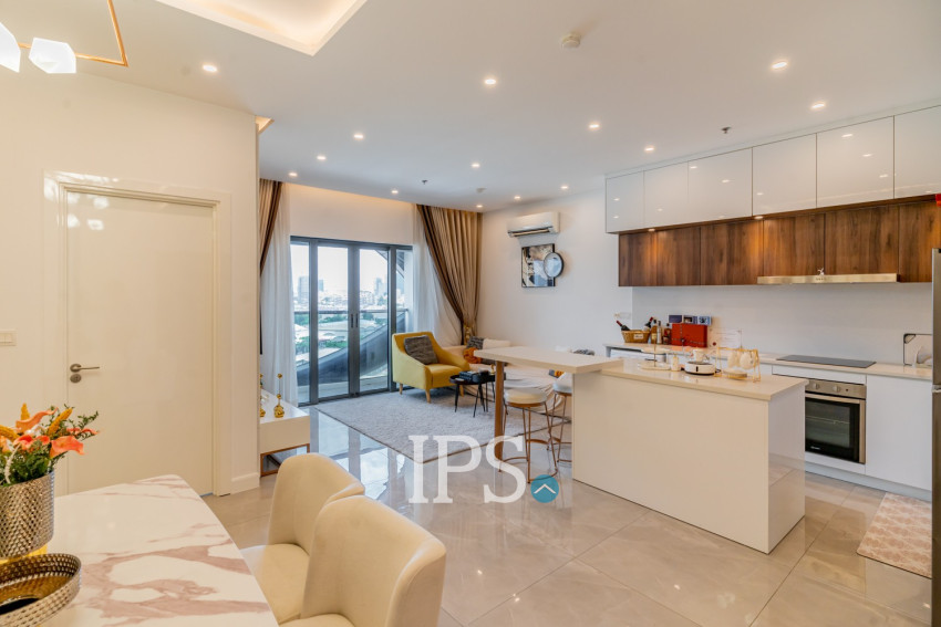 2 Bedroom Condo For Rent - Peninsula Residence, Chroy Changvar, Phnom Penh