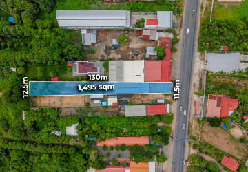 1,495 Sqm Commercial Land For Sale - Nation Road 1, Khan Chbar Ampov, Phnom Penh thumbnail