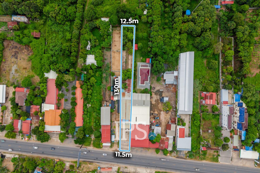 1,495 Sqm Commercial Land For Sale - Nation Road 1, Khan Chbar Ampov, Phnom Penh