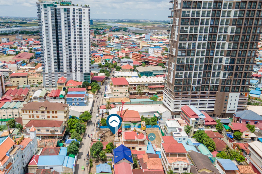 1 Bedroom Condo for Sale Kingston Royale, Near Russian Market, Boeung Tompun, Phnom Penh