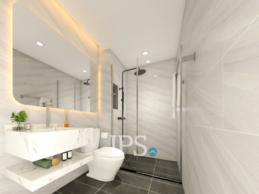 1 Bedroom Condo for Sale Kingston Royale, Near Russian Market, Boeung Tompun, Phnom Penh