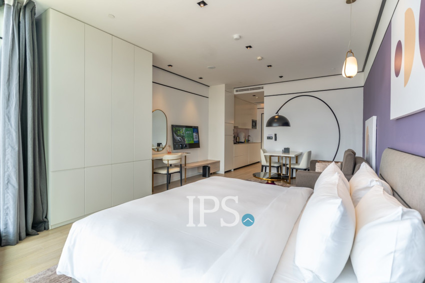 Studio Serviced Apartment For Rent - Srah Chork, Phnom Penh