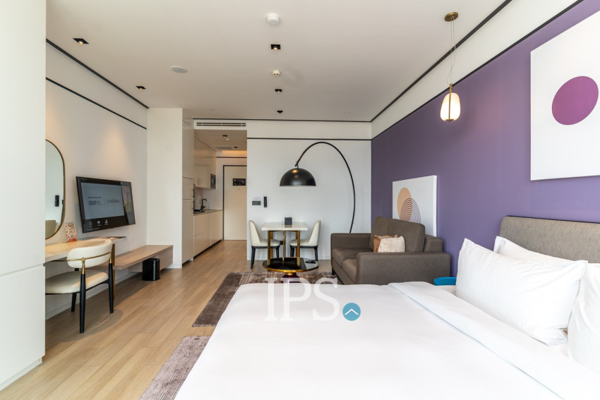 Studio Serviced Apartment For Rent - Srah Chork, Phnom Penh