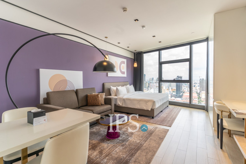 Studio Serviced Apartment For Rent - Srah Chork, Phnom Penh