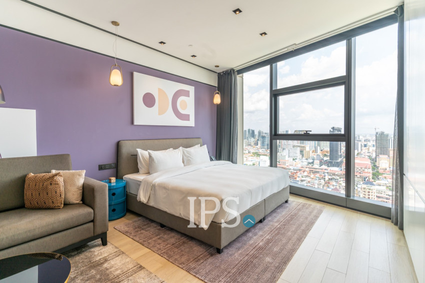 Studio Serviced Apartment For Rent - Srah Chork, Phnom Penh