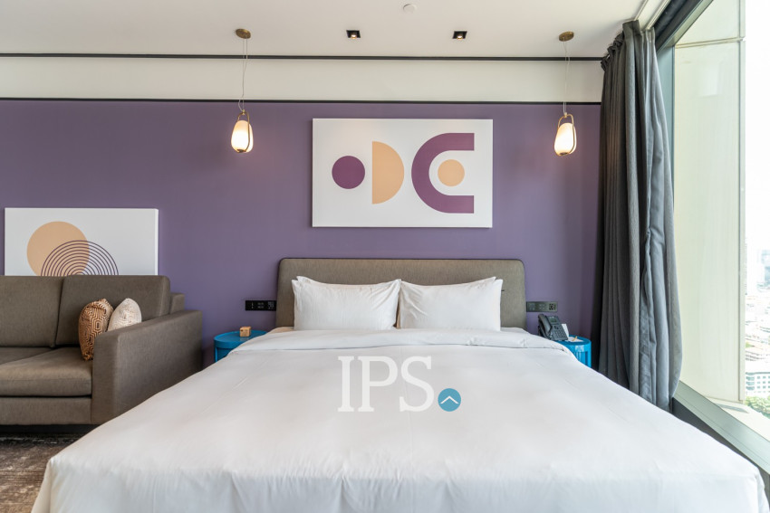 Studio Serviced Apartment For Rent - Srah Chork, Phnom Penh