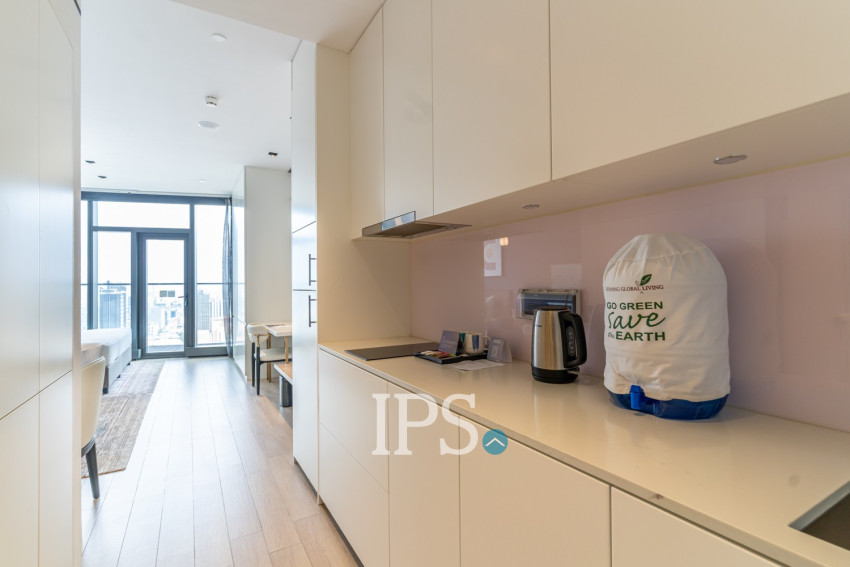 Studio Serviced Apartment For Rent - Srah Chork, Phnom Penh