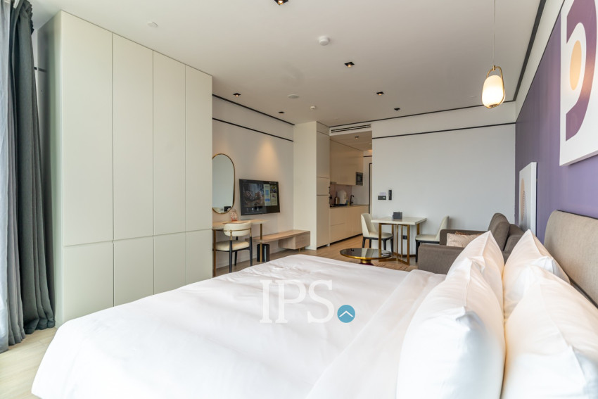 Studio Serviced Apartment For Rent - Srah Chork, Phnom Penh