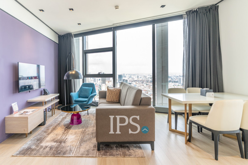 1 Bedroom Serviced Apartment For Rent  - Srah Chork, Phnom Penh