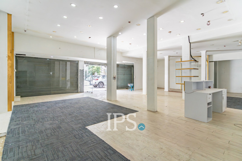 168 Sqm Retail Space For Rent - BKK3, Phnom Penh