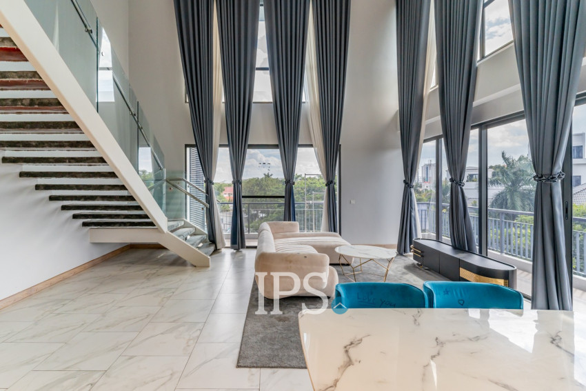 Duplex 3 Bedroom Condo For Rent - North Park, Sen Sok, Phnom Penh