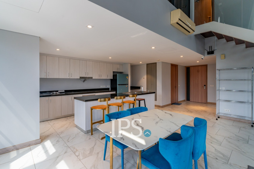 Duplex 3 Bedroom Condo For Rent - North Park, Sen Sok, Phnom Penh