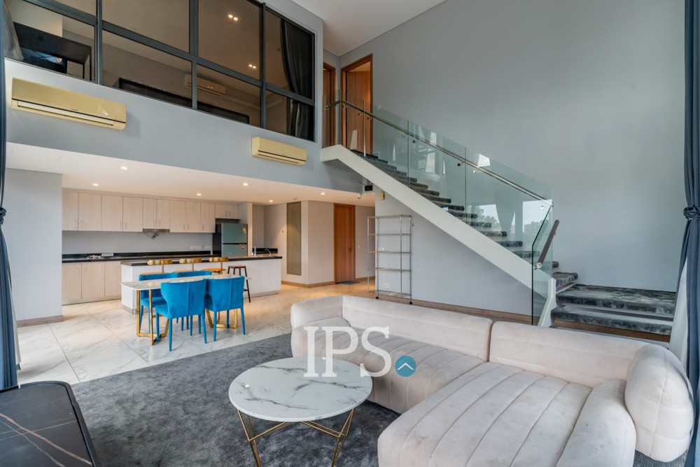 Duplex 3 Bedroom Condo For Rent - North Park, Sen Sok, Phnom Penh
