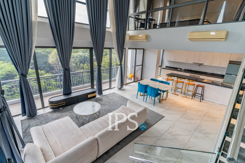 Duplex 3 Bedroom Condo For Rent - North Park, Sen Sok, Phnom Penh