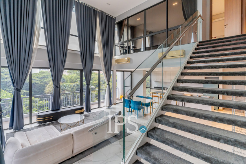 Duplex 3 Bedroom Condo For Rent - North Park, Sen Sok, Phnom Penh