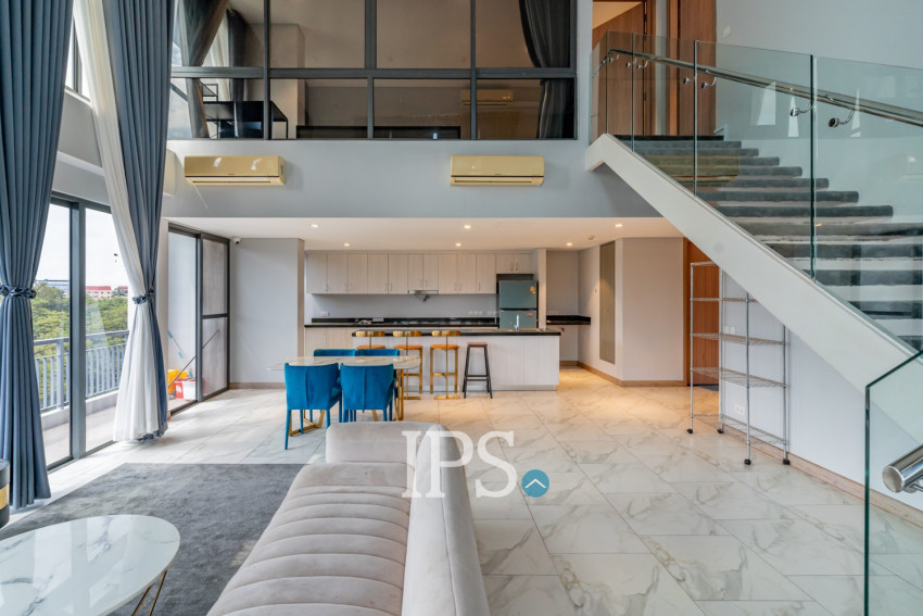 Duplex 3 Bedroom Condo For Rent - North Park, Sen Sok, Phnom Penh