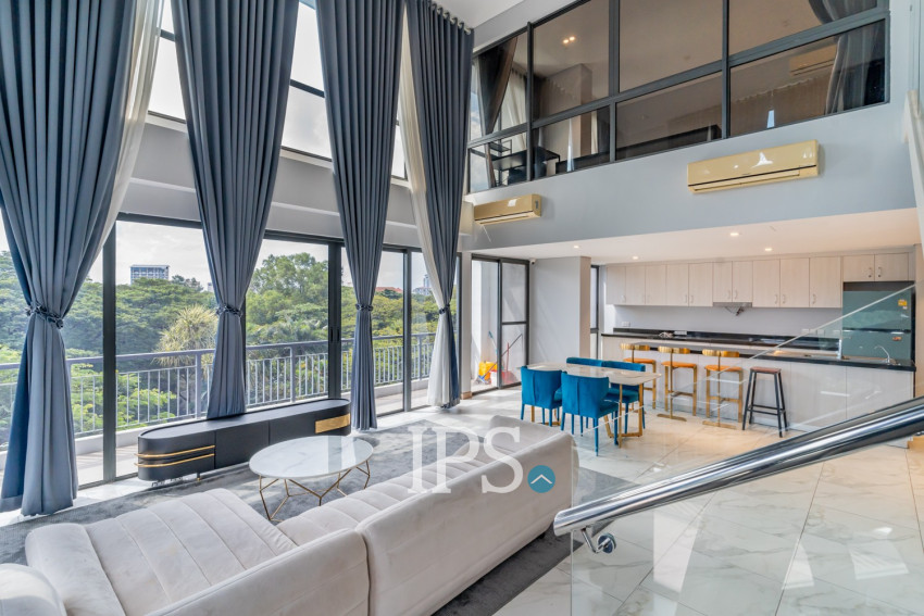 Duplex 3 Bedroom Condo For Rent - North Park, Sen Sok, Phnom Penh