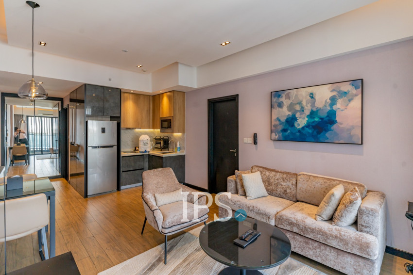 1 Bedroom Serviced Apartment For Rent - Tonle Bassac, Phnom Penh