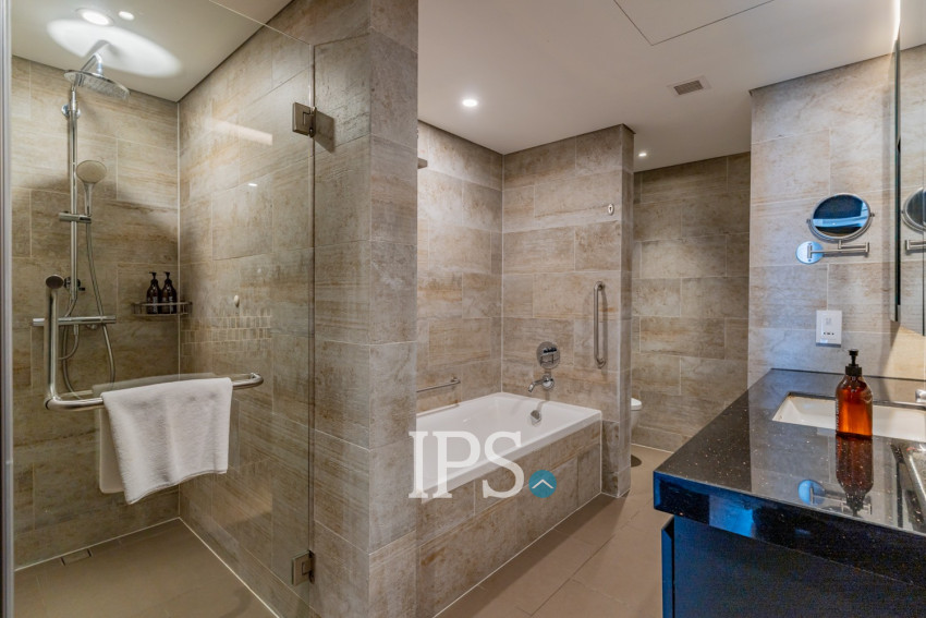 1 Bedroom Serviced Apartment For Rent - Tonle Bassac, Phnom Penh