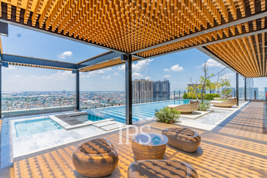 1 Bedroom Serviced Apartment For Rent - Tonle Bassac, Phnom Penh