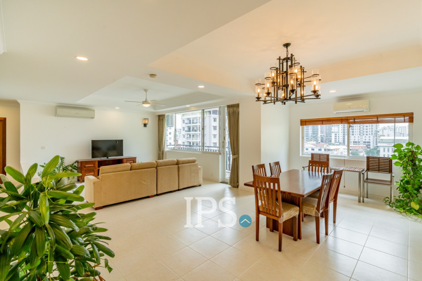 3 Bedroom Serviced Apartment For Rent - BKK1, Phnom Penh